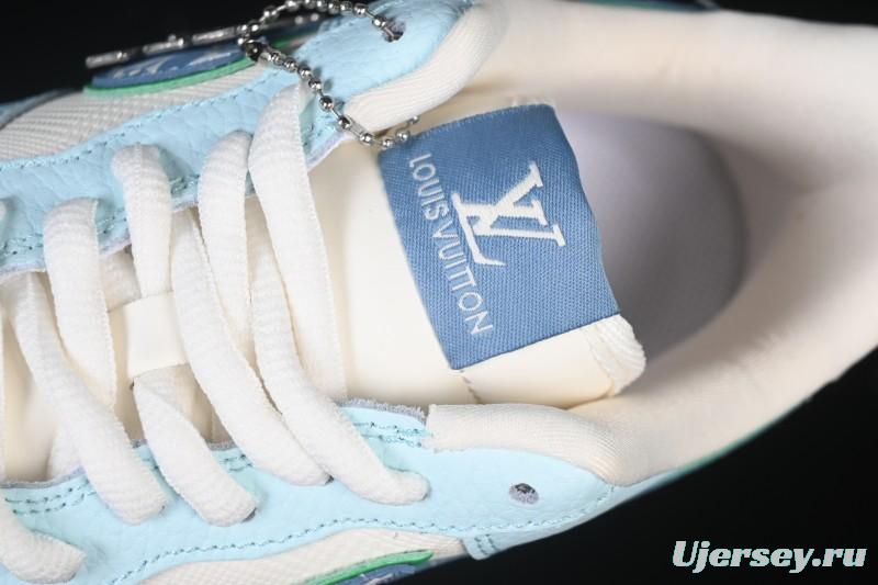 Nike Air Force 1 '07 Low LV Collaboration White Blue Casual Sneakers - YF9511-809