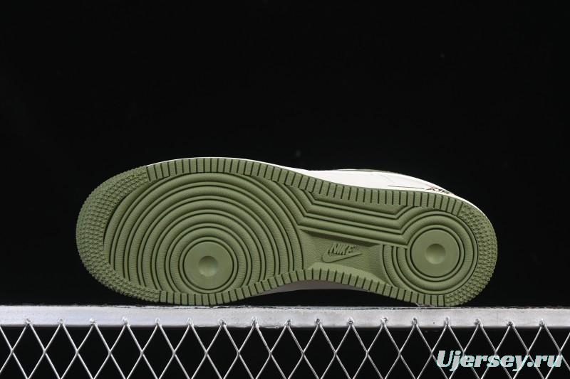 Nike Air Force 1'07 Low Gucci Collaboration Military Green Multi-Color Low-Top Casual Sneakers - XX3168-211