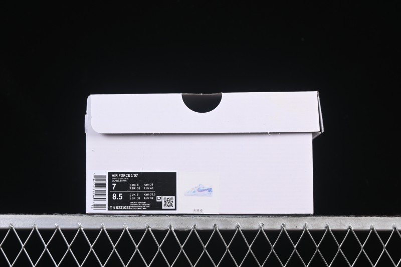 Nike Air Force 1'07 Low Libra Hand-Painted Zodiac Series Low-Top Casual Sneakers - 9231023