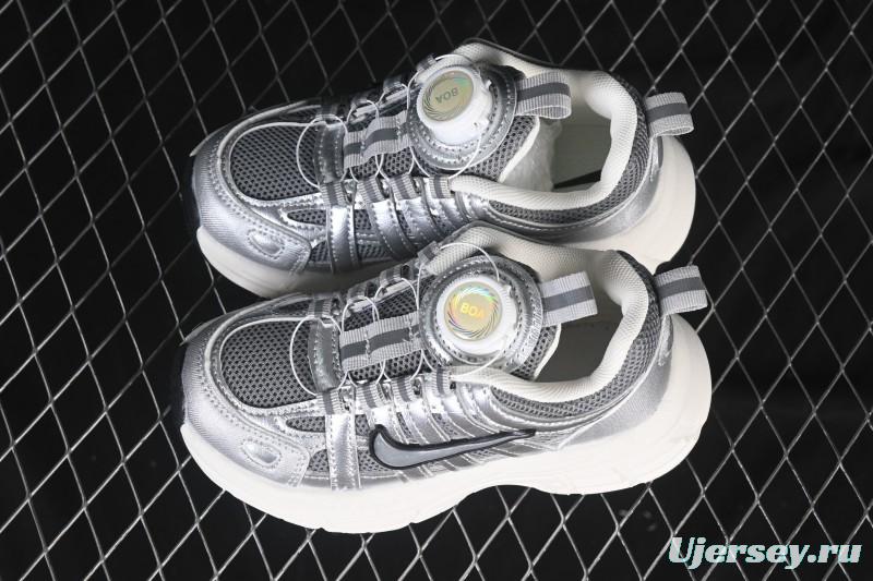 Nike P-6000 Retro Casual Sports Kids Shoes - Silver White Swoosh