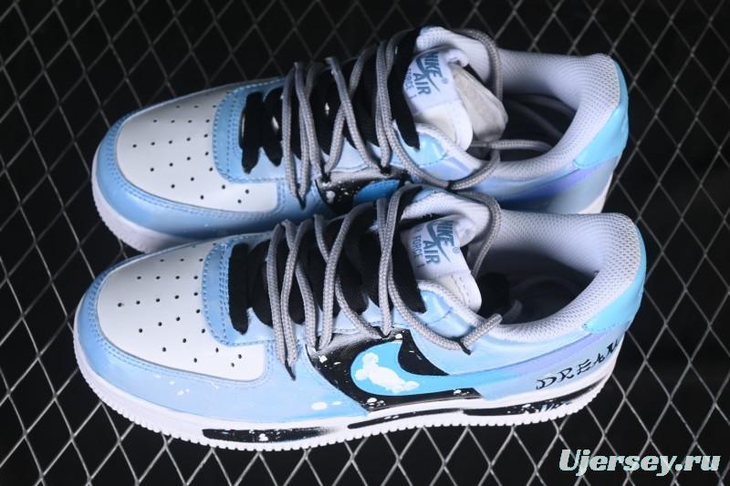 Nike Air Force 1'07 Low Chasing Dream Hand-Painted Graffiti Casual Sneakers - CW2288-101