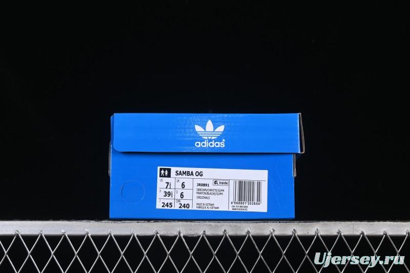 Adidas Samba OG Classic Casual Sneakers - JR0891