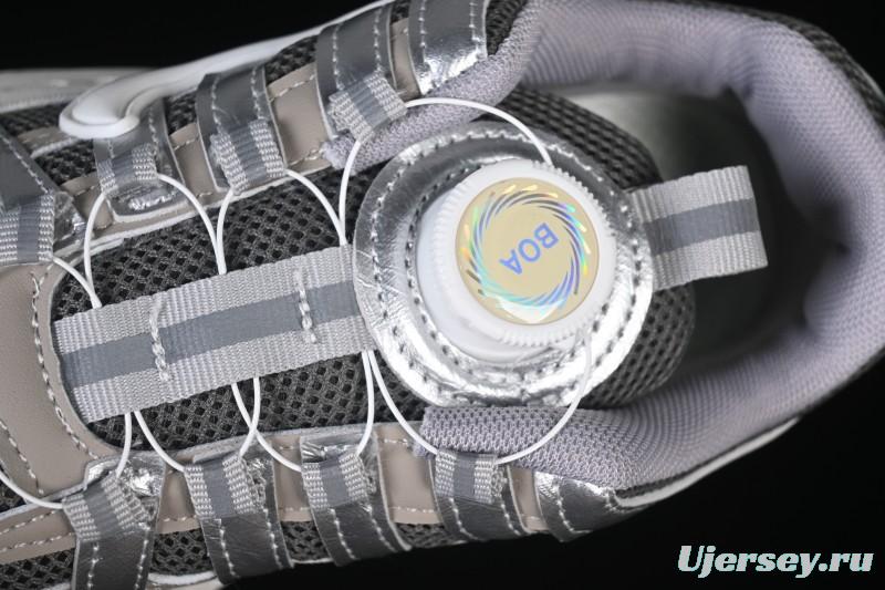 Nike P-6000 Retro Casual Sports Kids Shoes - Gray Green White Swoosh