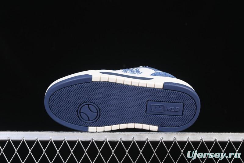New York Yankees Chunky Liner Pocket Monogram Height-Increasing Thick Sole Casual Running Shoes - 3ASXP025N50NYS