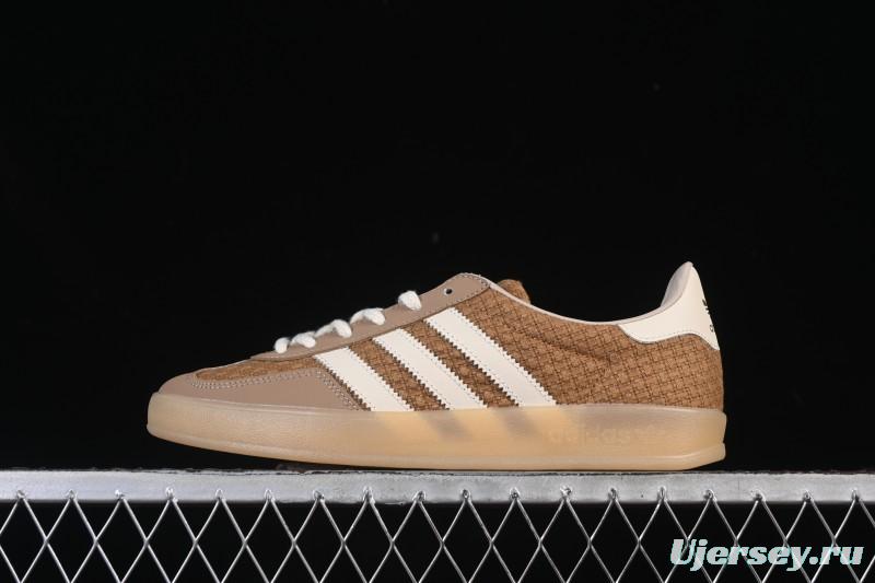 Adidas Originals Gazelle Indoor Retro Casual Slip-Resistant Wear-Resistant Low-Top Skate Shoes - JR8851