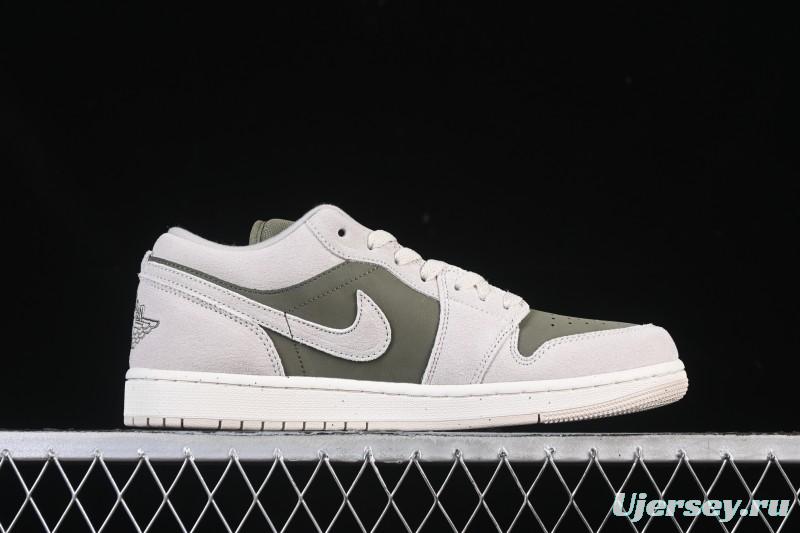 Nike Air Jordan 1 Low AJ1 Mint Green Low-top Casual Lifestyle Sneakers - HV4089-201