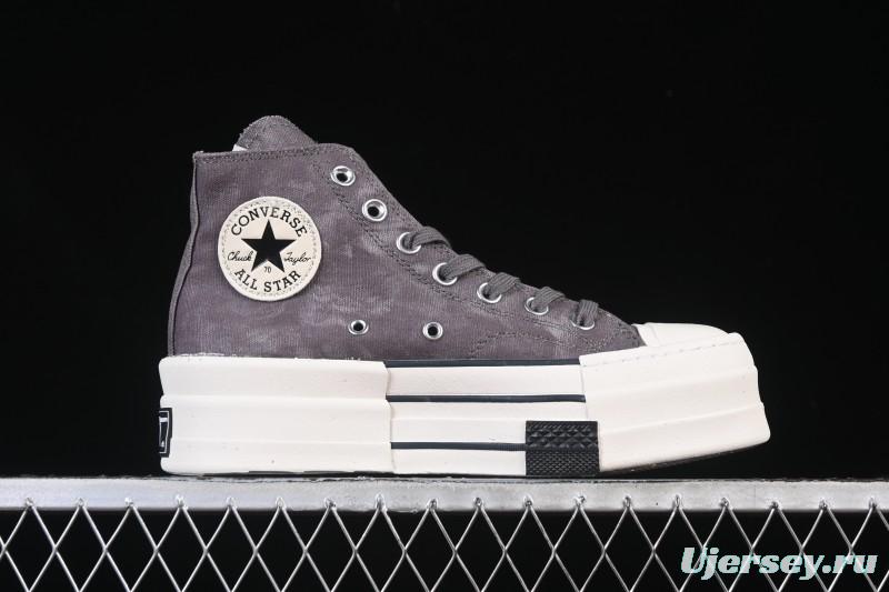 Rick Owens Drkshdw Converse Chuck 70 High Top Platform Canvas Sneakers - A06755C