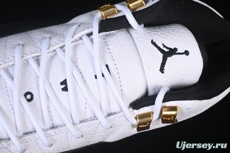 Nike Air Jordan 12 Retro Taxi Gold Buckle Basketball Shoes - CT8013-117