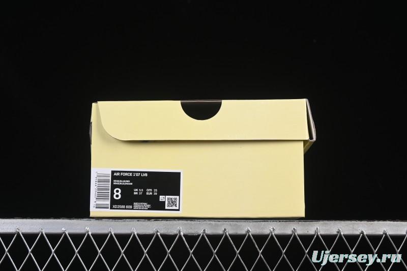 Nike Air Force 1'07 Low Collaboration Beige Camouflage Red Blue Hook Casual Skate Shoes - XD2588-609