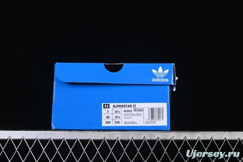Adidas Originals Superstar II Casual Sneakers with Shell Toe Design - KI3533