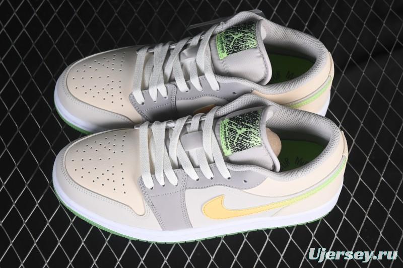 Nike Air Jordan 1 Low Tokyo Bio Hack Casual Sneakers - HQ2030-001