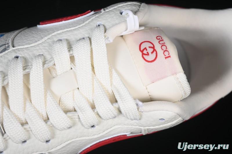 Nike Air Force 1'07 Low Gucci Collaboration White Red Blue Low-Top Casual Sneakers - SC0601-572
