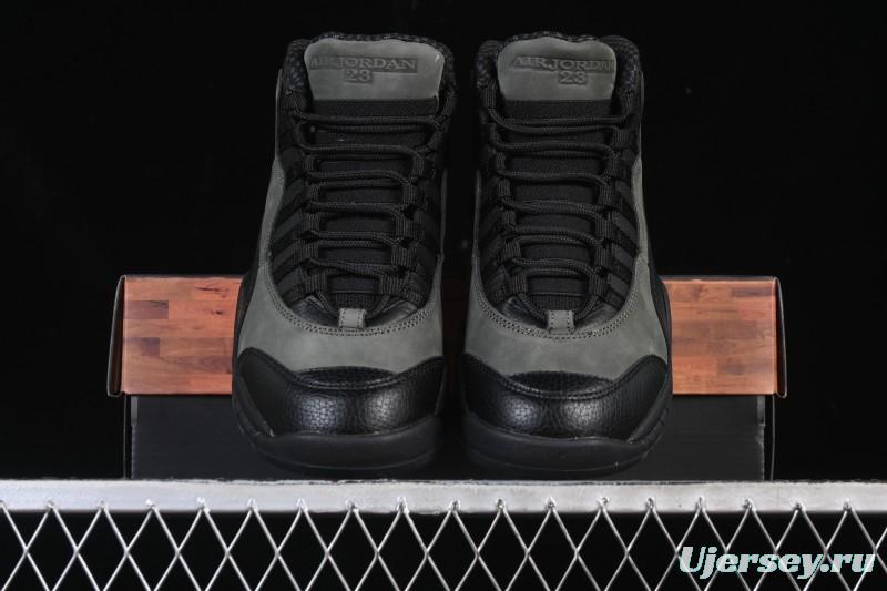 Nike Air Jordan 10 Retro Shadow Grey Basketball Shoes - HJ6779-001