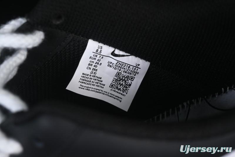 Nike Air Force 1'07 Low Two-Dimensional Theme Black Space Casual Sneakers - ZH0316-101