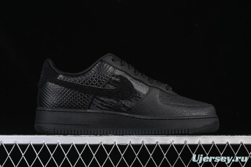 Nike Air Force 1'07 Low Casual Sneakers with Full-Length Air Cushion - HQ1977-001
