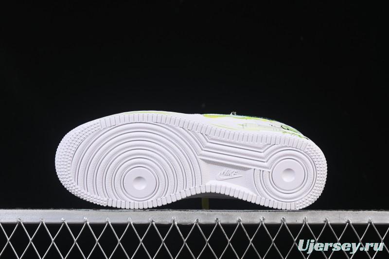 Nike Air Force 1 '07 Low Capricorn Hand-Painted Doodle Zodiac Series Casual Sneakers - 1222119