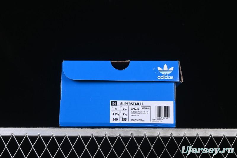 Adidas Superstar II Casual Sneakers with Shell Toe Design - JQ3220
