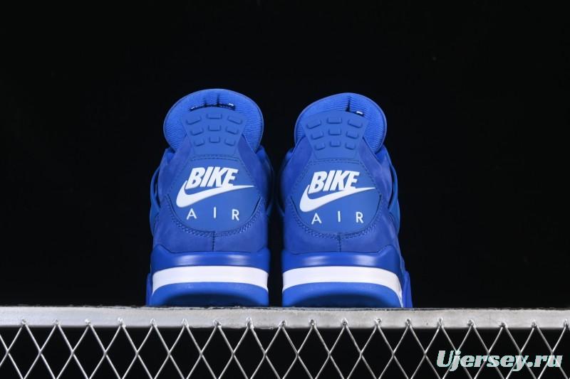 Nike Nigel Sylvester x Air Jordan 4 Retro Blue Collaboration Basketball Shoes - HF4340-400