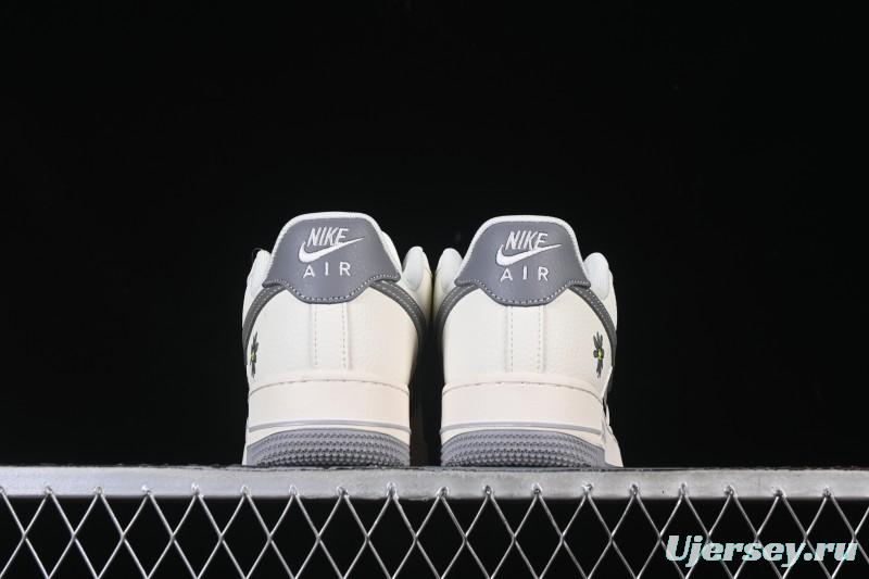 Nike Air Force 1 '07 Low Supreme Graffiti Beige Swoosh Casual Sneakers - QW5606-272