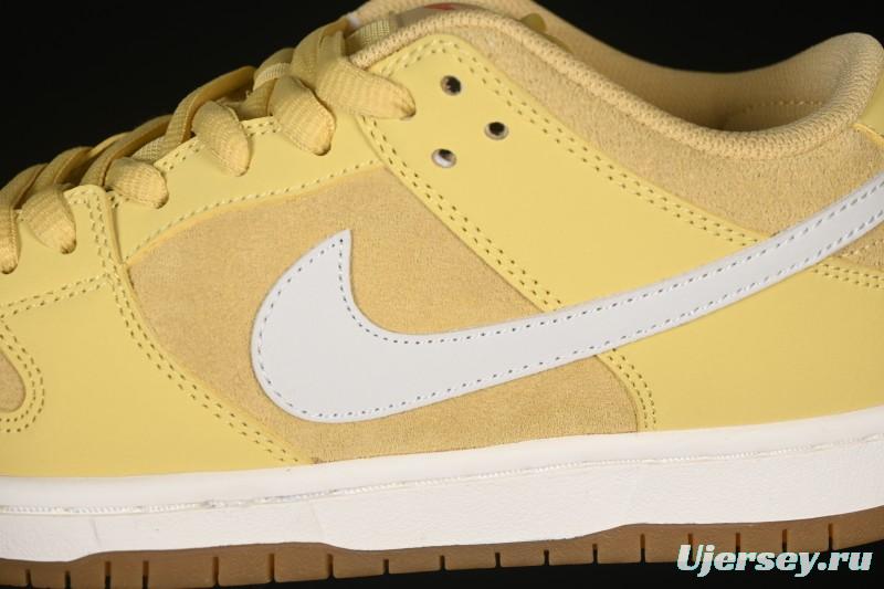 Nike SB Dunk Low Saturn Gold Low-Top Skate Shoes - FJ1674-700