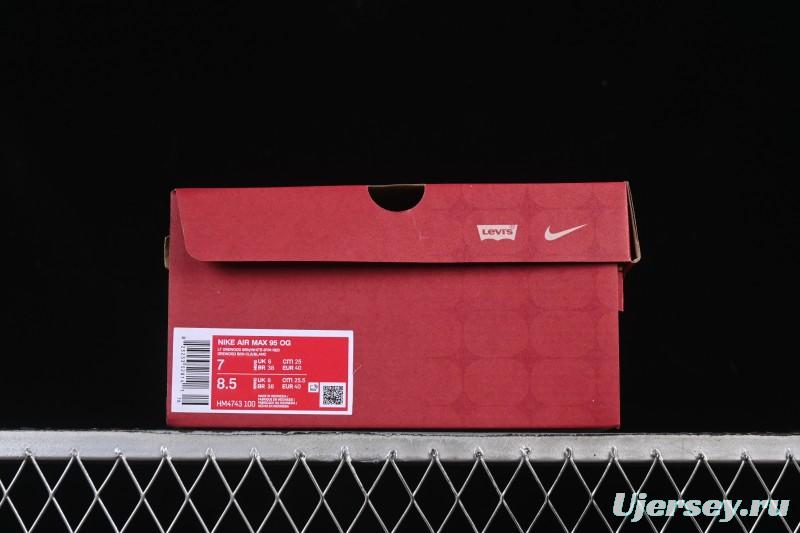 Nike Air Max 95 Retro Running Shoes with Air Cushioning - HM4743-100