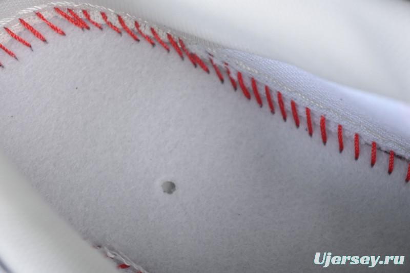 Nike Air Force 1 '07 Low Supreme Collaboration White Blue Gray Red Casual Sneakers - XD2588-602