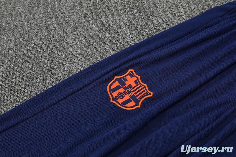 25/26 Barcelona Blue Orange Camouflage T90 Short Sleeve Jersey+Shorts