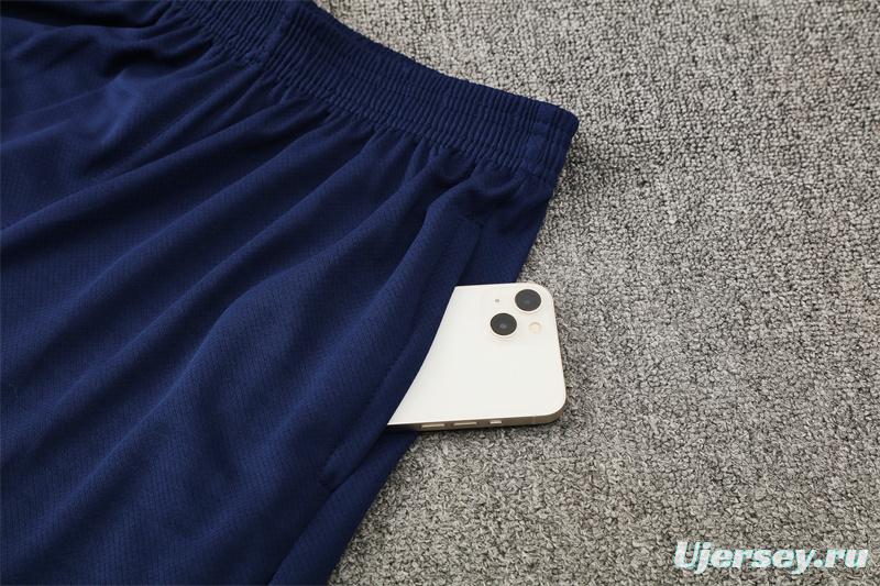 25/26 Barcelona Royal Blue T90 Short Sleeve Jersey+Shorts with XS