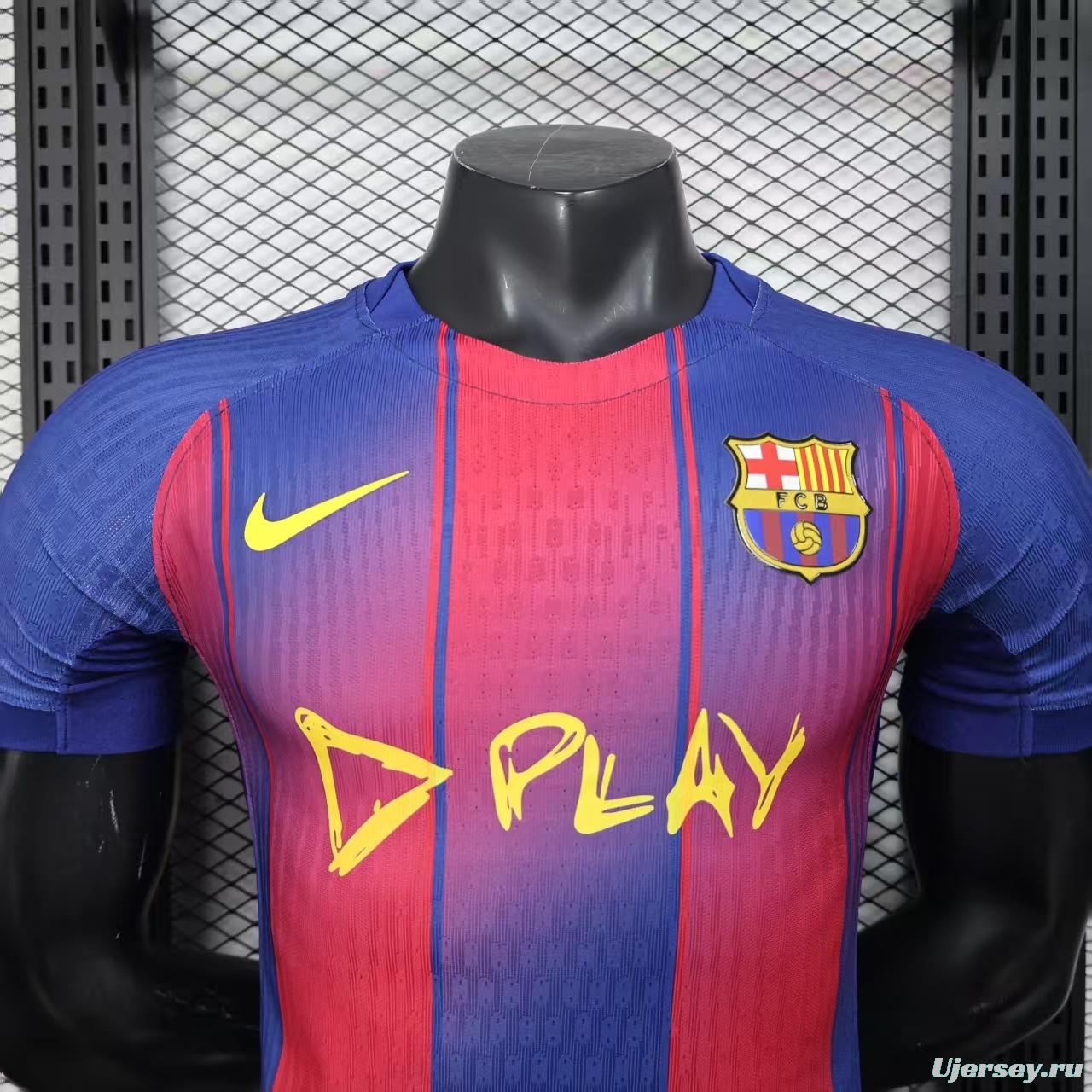Player Version 25/26 BARCELONA x ED SHEERAN SIGNEE Edition Jersey