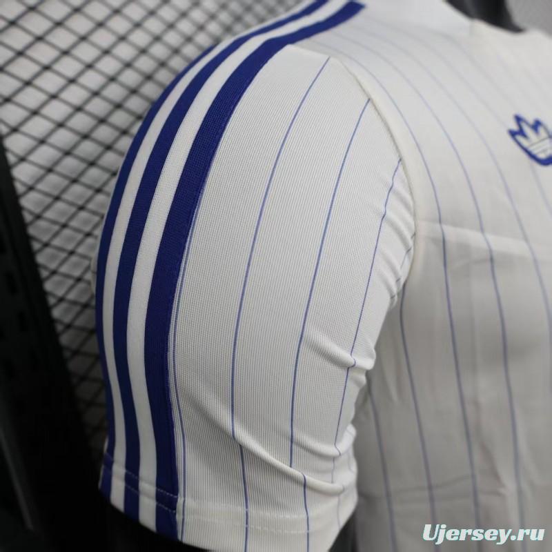 Player Version 25/26 Chelsea White Adidas Original Casual Jersey