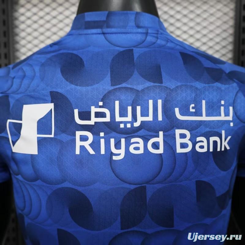 Player Version 25/26 Al Hilal Pre-Match Blue Jersey