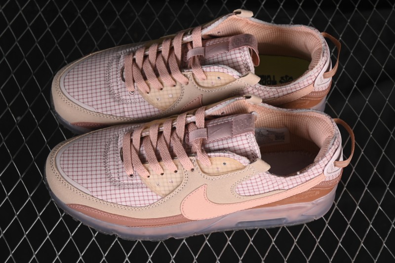 Nike Air Max 90 Terrascape Retro Running Shoes with Cushioned Sole - DH5073-600