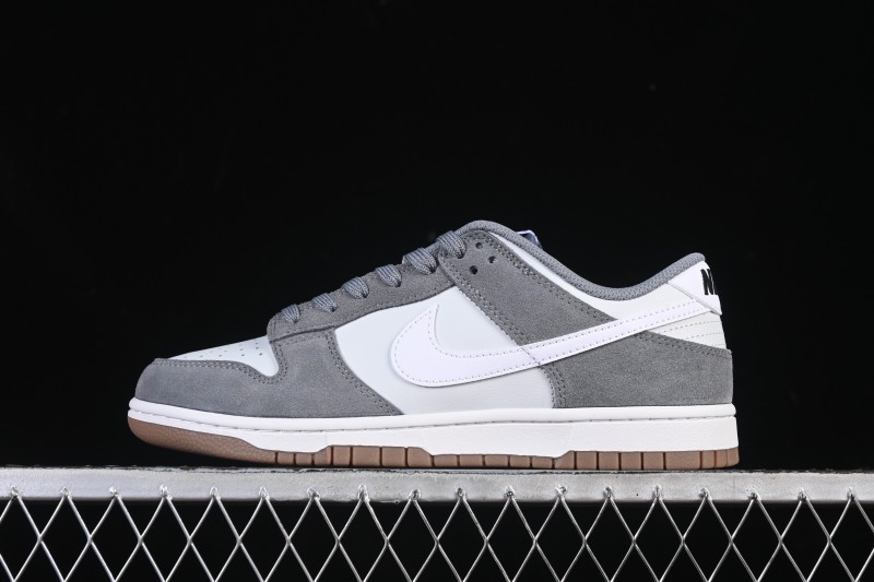 Nike SB Dunk Low White Grey Low-Top Skateboarding Shoes - IB6399-001