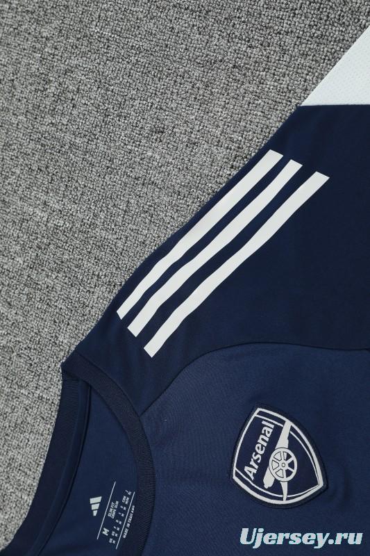 25/26 Real Madrid Navy Short Sleeve Jersey+Shorts