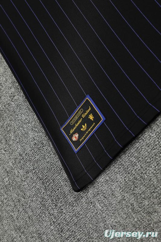 25/26 Manchester United Adidas Original Wine Vest Jersey+Shorts