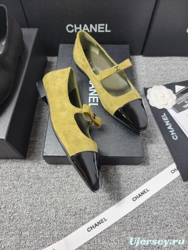 Chanel Classic Slingback Bow Flats - LY00290