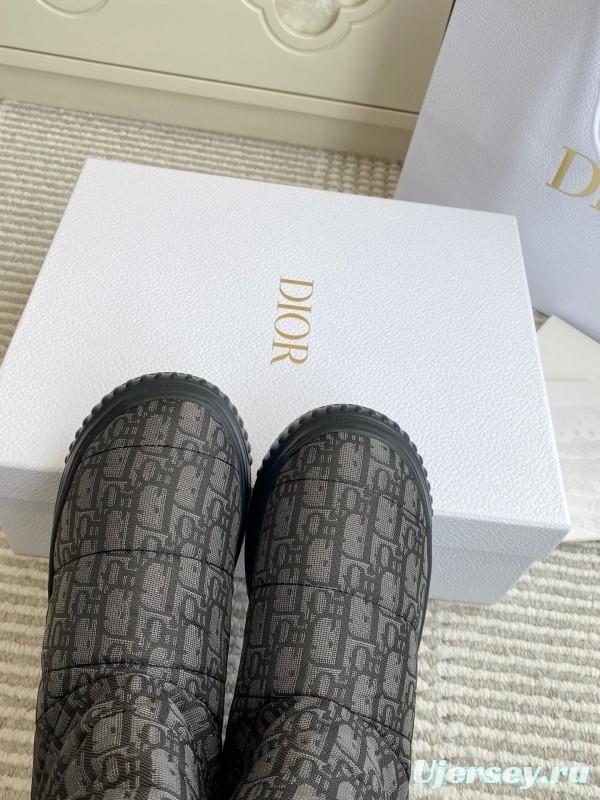 Dior Frost Ankle Boots Wool Platform Snow Boots - KFY00300