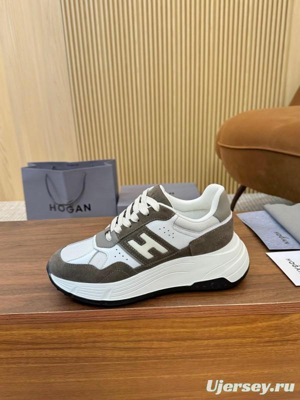 Hogan H-STRIPES Series Couple Thick Sole Dad Shoes Leisure Sneakers - LY00370/LY00380