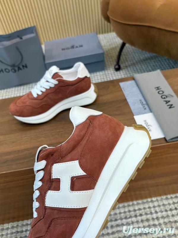 Hogan H-STRIPES Series Couple Thick Sole Dad Shoes Sneakers - AS00350