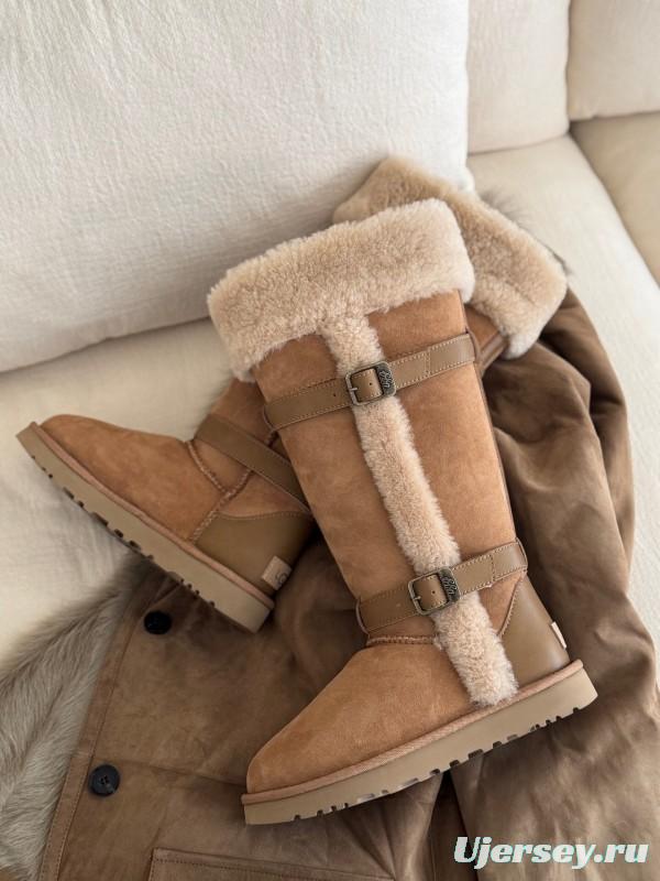 Adidas Curly Fur Thick Sole Little Knight Boots - AS00460