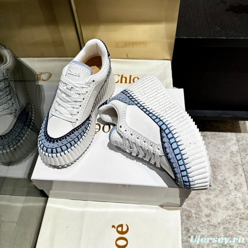 Chloe Hand-Stitched Mark Line Casual Shoes - LY00350