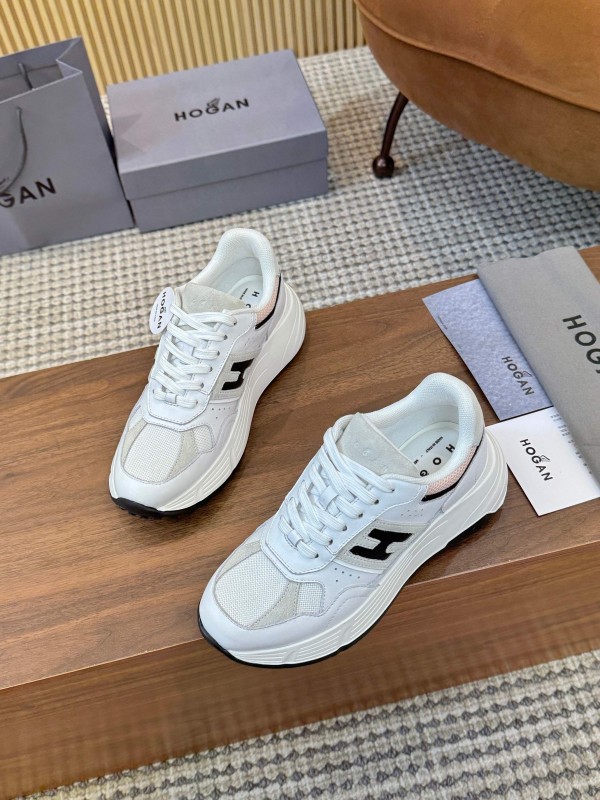 Hogan H-STRIPES Series Couple Thick Sole Dad Shoes Casual Sneakers - LY00370/LY00380