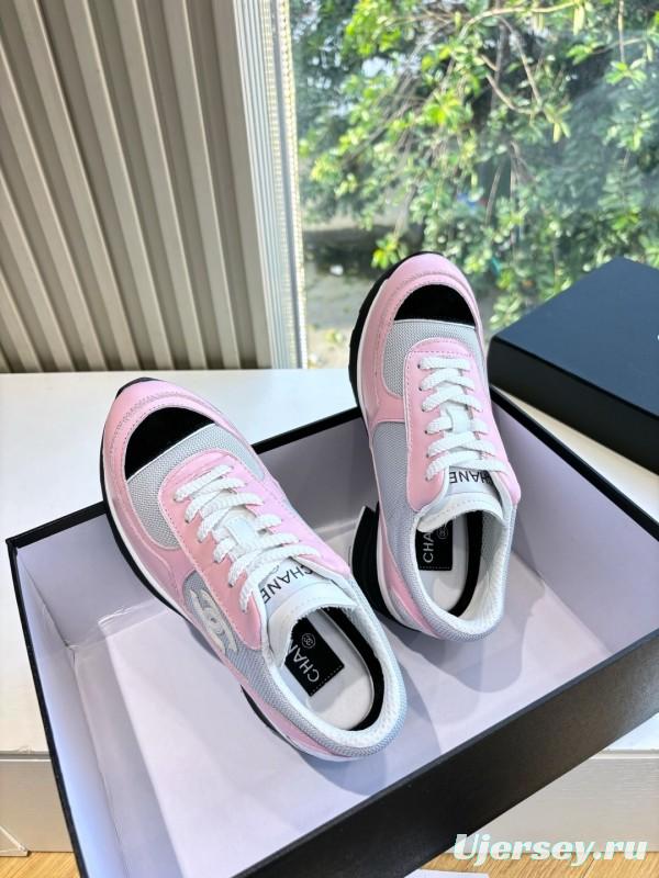 Chanel 2025/SS New Arrival High-Heel Two-Tone Casual Sneakers - KFY00320