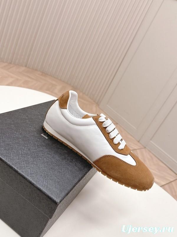 Prada 25ss New Agate Sneakers Retro Training Shoes - LY00300