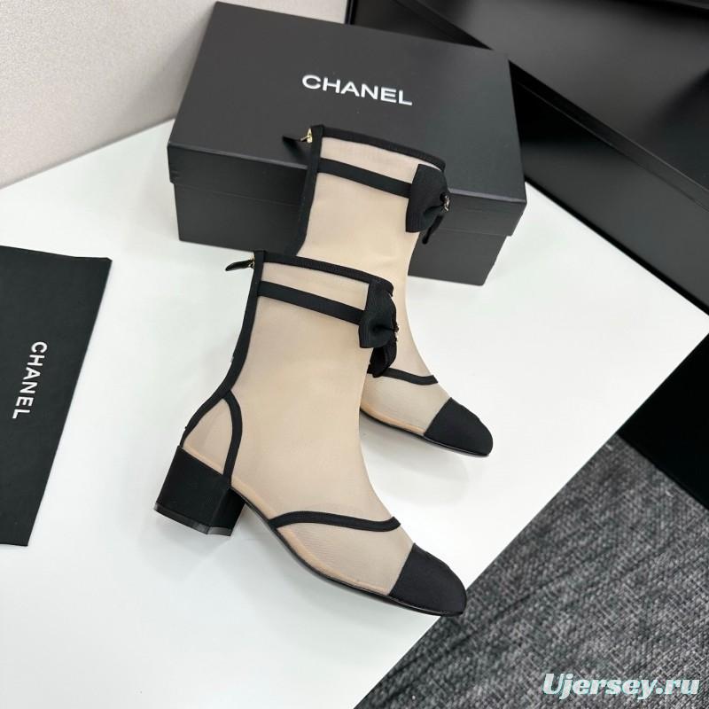 Chanel Classic Bow Ankle Boots - LY00