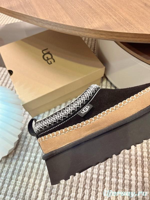 UGG Ethnic Tazz Series Thickened Heightening Slippers One-Step On - MJ00220