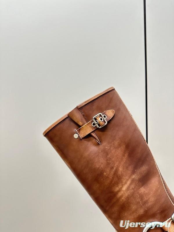 Miu Miu Fall/Winter 2025 Limited Edition Punk Style Martin Boots - LY00500