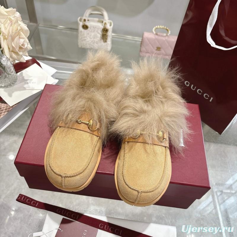 GG Wool Fashion Snow Boots with Merino Wool Lining - KFY00290