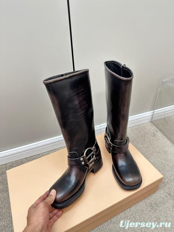 Miu Miu Fall/Winter 2025 Limited Edition Punk Style Martin Boots - LY00500
