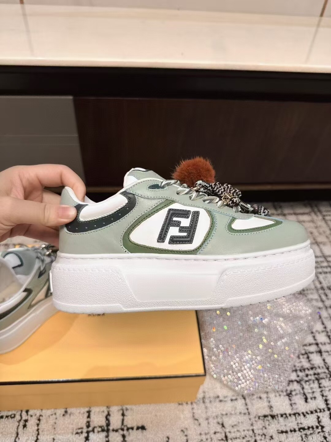 Fendi Match Series Platform Sneakers - KFY00320
